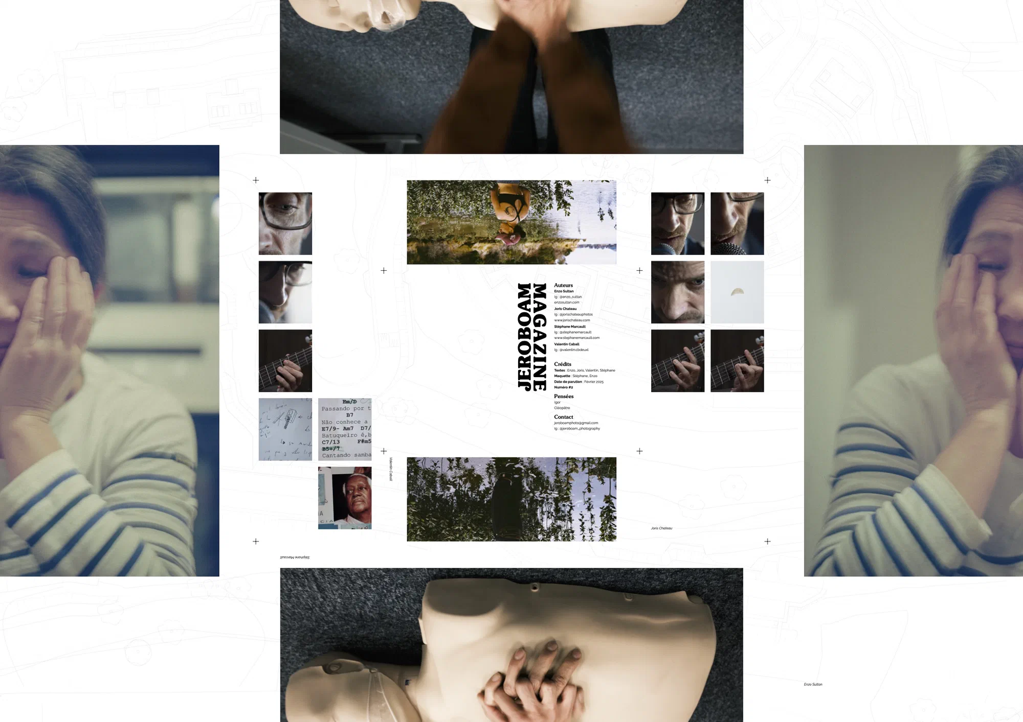 Jeroboam Magazine #1 - maquette finale